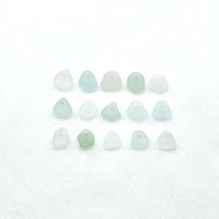 Pastel Sea Glass Small Charms for Jewelry Making Light Color Beach Glass Craft Supplies 