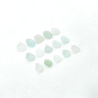 Pastel Sea Glass Small Charms for Jewelry Making Light Color Beach Glass Craft Supplies 