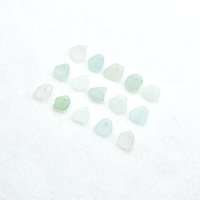 Pastel Sea Glass Small Charms for Jewelry Making Light Color Beach Glass Craft Supplies 
