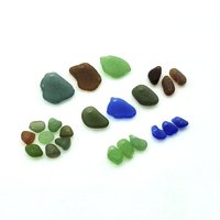 Sea Glass Mix Beads Charms Pendants for Jewelry Making Drilled Real Beach Craft Supply 