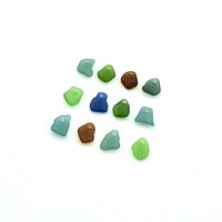 Unique Beads for Sale Jewelry Making Top Drilled Sea Glass Beach Charms Craft Supplies 