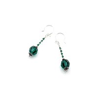 1 3/4" (4.4cm) in length from the top of the ear wires