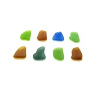 drilled sea glass charms