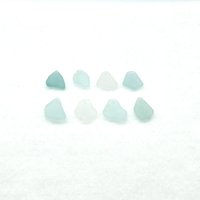 Drilled Sea Glass Charms for Jewelry Making Pastel Real Beach Glass Beads Unusual Craft Supply