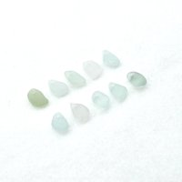 Light Pastel Sea Glass Small Charms for DIY Jewelry Making, Beach Glass Craft Supplies 