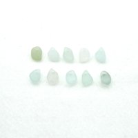 Light Pastel Sea Glass Small Charms for DIY Jewelry Making, Beach Glass Craft Supplies 
