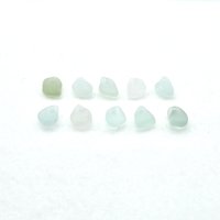 Light Pastel Sea Glass Small Charms for DIY Jewelry Making, Beach Glass Craft Supplies 