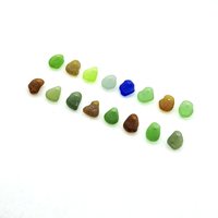 Sea Glass for Crafts Beach Charms for Jewelry Making Mermaid Tear Sew on Beads