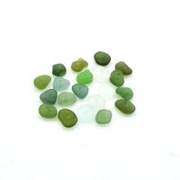 center drilled sea glass 