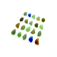 tiny sea glass charms