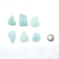 Genuine Sea Glass Pendants Large Pastel Top Drilled Hole Beach Craft Supply 