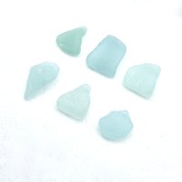 Genuine Sea Glass Pendants Large Pastel Top Drilled Hole Beach Craft Supply 