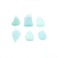 Genuine Sea Glass Pendants Large Pastel Top Drilled Hole Beach Craft Supply 