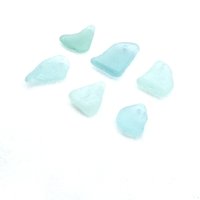 Genuine Sea Glass Pendants Large Pastel Top Drilled Hole Beach Craft Supply 