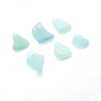 Genuine Sea Glass Pendants Large Pastel Top Drilled Hole Beach Craft Supply 