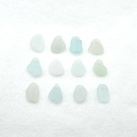pastel sea glass charms