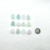 Sea Glass Small Charms for Jewelry Making Pastel Shades Beach Glass Craft Supplies 