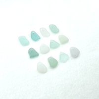 Sea Glass Small Charms for Jewelry Making Pastel Shades Beach Glass Craft Supplies 