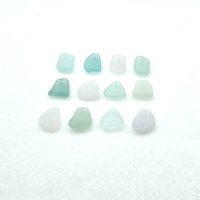 Sea Glass Small Charms for Jewelry Making Pastel Shades Beach Glass Craft Supplies 
