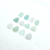 Sea Glass Small Charms for Jewelry Making Pastel Shades Beach Glass Craft Supplies 