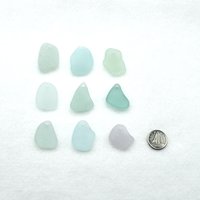 Large Sea Glass Pendants for Jewelry Wind Chimes or Keychains Beach Craft Supply