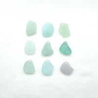 Large Sea Glass Pendants for Jewelry Wind Chimes or Keychains Beach Craft Supply