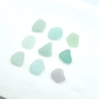 Large Sea Glass Pendants for Jewelry Wind Chimes or Keychains Beach Craft Supply