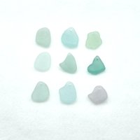 Large Sea Glass Pendants for Jewelry Wind Chimes or Keychains Beach Craft Supply