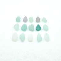 Beach Glass Pendants and Charms Top Drilled Sea Glass Beads for Jewelry Making