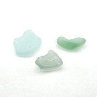 Real Sea Glass Pieces Unique Shapes Heart Bottleneck Collectible Beach Display