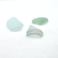 Real Sea Glass Pieces Unique Shapes Heart Bottleneck Collectible Beach Display