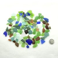 Craft Quality Sea Glass Natural Rough Real Beach Art Supply Terrarium Decoration
