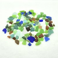 Craft Quality Sea Glass Natural Rough Real Beach Art Supply Terrarium Decoration