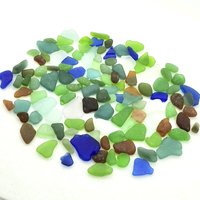 Craft Quality Sea Glass Natural Rough Real Beach Art Supply Terrarium Decoration