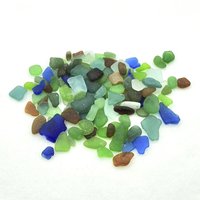 Craft Quality Sea Glass Natural Rough Real Beach Art Supply Terrarium Decoration