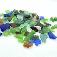 Craft Quality Sea Glass Natural Rough Real Beach Art Supply Terrarium Decoration