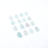Pastel Sea Glass Small Charms for Jewelry Making Light Color Beach Glass Craft Supplies 
