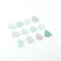 drilled sea glass charms