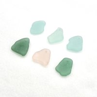Large Sea Glass Pendants for Jewelry Wind Chimes or Keychains Beach Craft Supply
