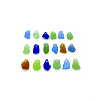 tiny sea glass charms 