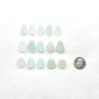 drilled sea glass for jewelry