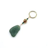 beach glass keyring for her