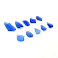 top drilled beach glass beads