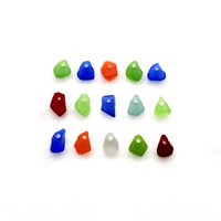 tiny sea glass beads