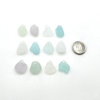 top drilled beach glass charms