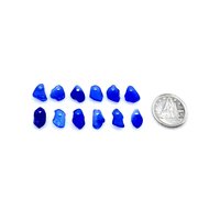 top drilled beach glass