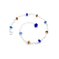 sea glass anklet bracelet