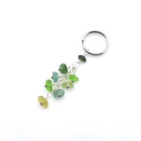 sea glass keychain