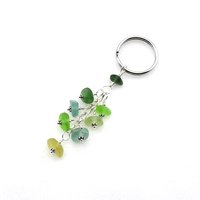 sea glass keychain