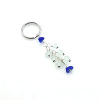 sea glass keychain